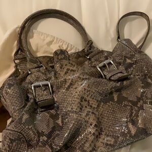 MICHAEL KORS snake skin crossbody